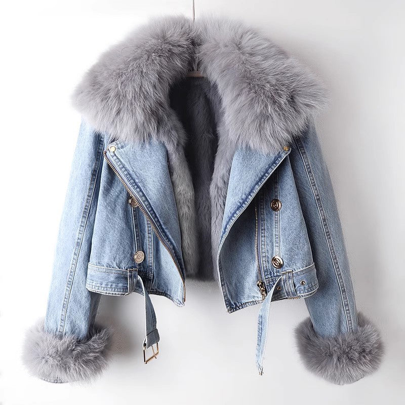 Manteau en denim luxueux Bethany