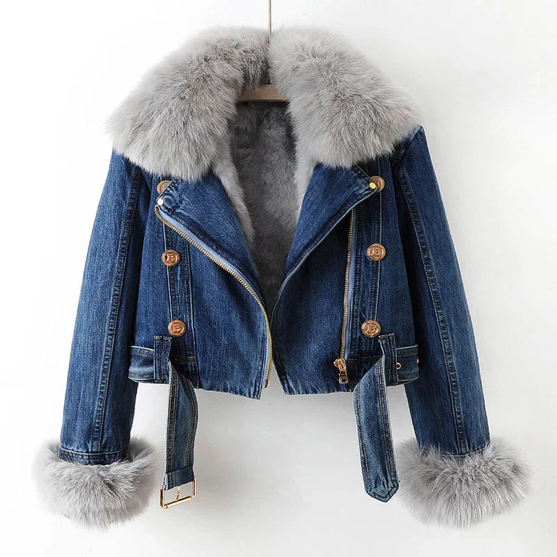 Manteau en denim luxueux Bethany