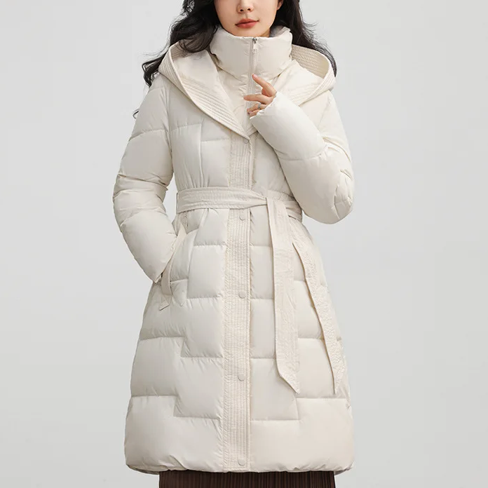 Manteau bouffant à capuche Alexandra