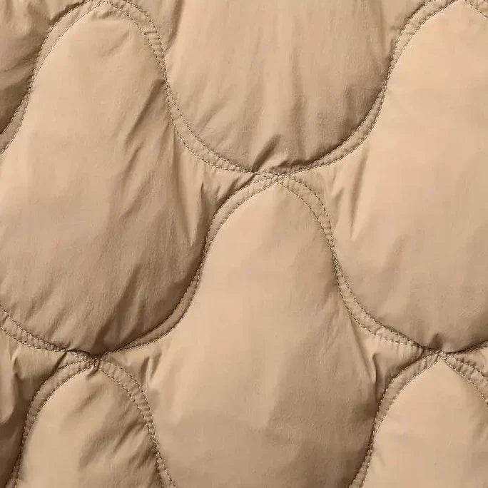 Veste en coton matelassée à capuche