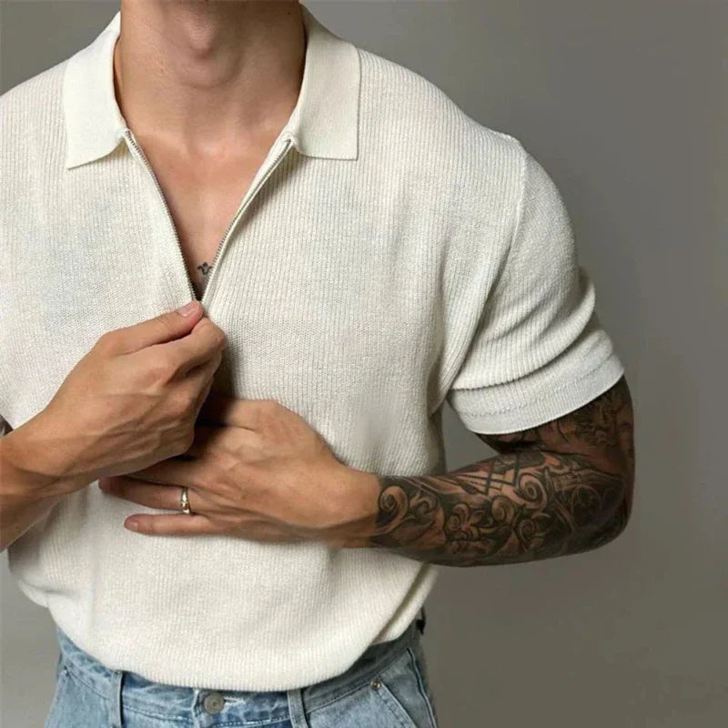 AVANTAGE ZIP MUSCLE SHIRT